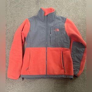 The North Face Gray and salmon Jacket for Outdoor Adventures